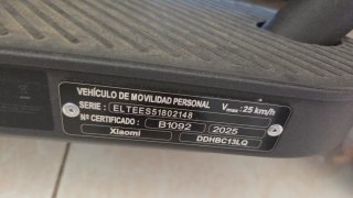 Patinete Eléctrico Xiaomi Negro