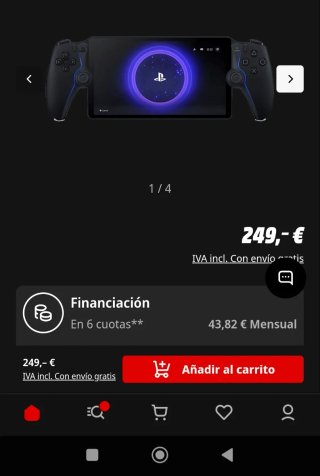 Sony PS Portal Negro/Azul