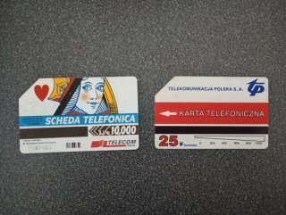 Schede telefoniche Telecom Italia e TP