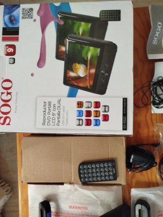 Reproductor DVD SOGO 9 Pantalla Dual