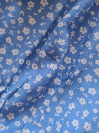 Vestido estampado floral azul