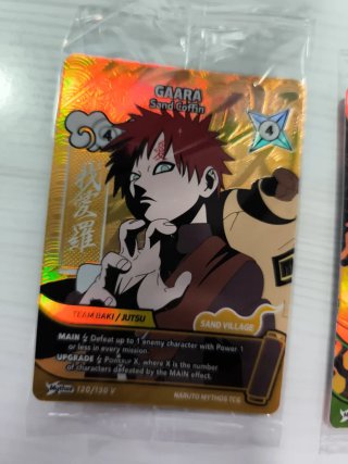 TCG Naruto Uzumaki y Gaara Sellado