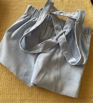 Pantalón corto bebé tirantes Dulces 18-24m