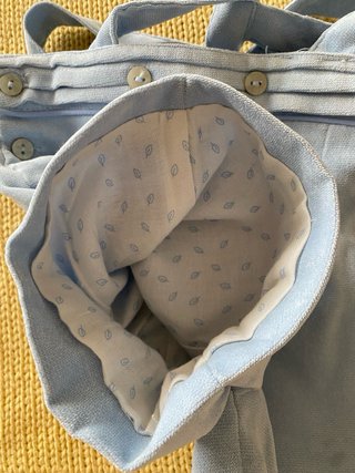 Pantalón corto bebé tirantes Dulces 18-24m