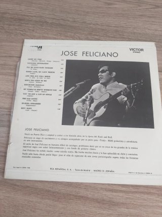 Disco Vinilo 1968 José Feliciano