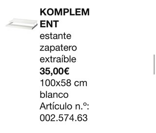 Armario PAX IKEA Beige-Gris 100x58x201