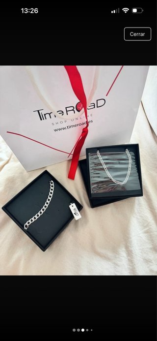 Pulsera y cadena Time Road para hombre