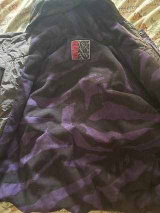 Chaqueta Grimey gris y rosa