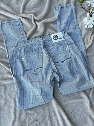 Take two pantalón cuadros vintage Y2k cintura baja