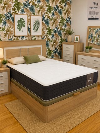 Cama canapé con colchón