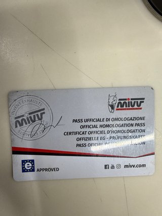Escape Mivv Oval Original CF Moto 650 MT y 700 MT