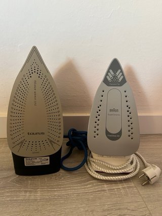 2X1 Plancha de ropa Taurus y Braun 2X1