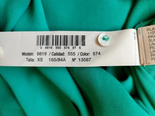 Vestido Massimo Dutti 100% Seda Morera Talla XS