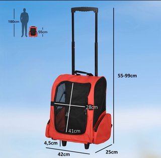 Transportín 2 en 1 para Mascotas