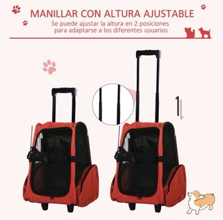 Transportín 2 en 1 para Mascotas