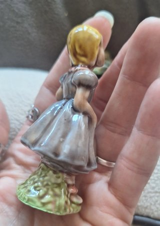 Pareja Figuras Cerámica Wade England