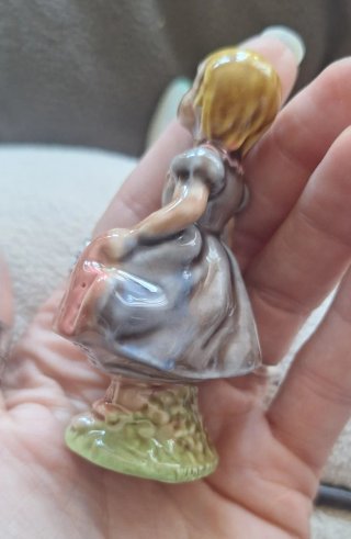 Pareja Figuras Cerámica Wade England