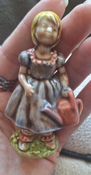 Pareja Figuras Cerámica Wade England