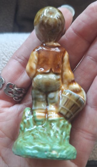 Pareja Figuras Cerámica Wade England