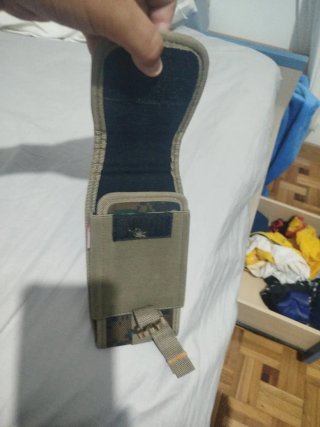 Funda móvil y cartera camuflaje