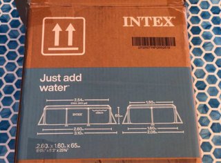 Piscina Intex Metal Frame 260x160x65 cm