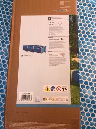 Piscina Intex Metal Frame 260x160x65 cm
