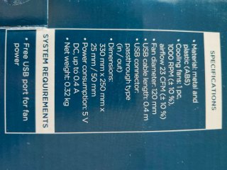 Base refrigeradora Gembird para portátil