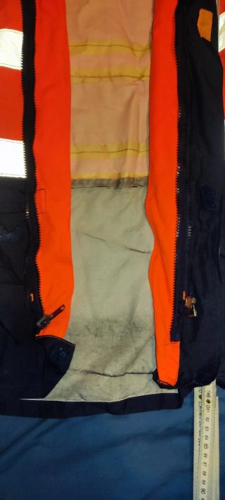 Chaqueta 2XL Impermeable Velilla Naranja/Negra