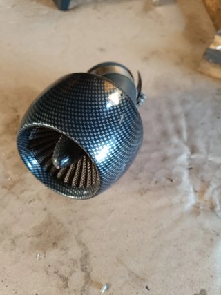 Filtro Aire Moto Clásica Carbono