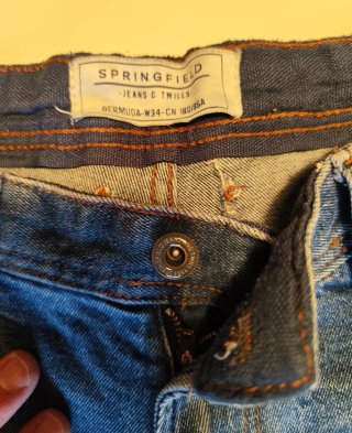 Pantalón corto vaquero Springfield SlimTalla 44