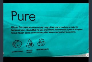 Colchón Cuna Blanco con Borde Verde