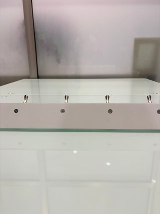 Perchero de pared blanco 8 colgadores