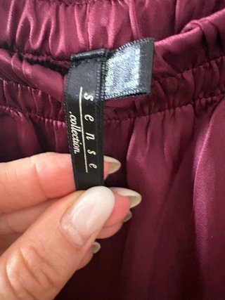 Pijama Women'secret encaje Tinto