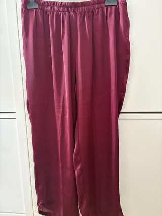 Pijama Women'secret encaje Tinto