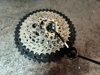 Cambio XT 8100 y cassette 10-45. MTB y Gravel.