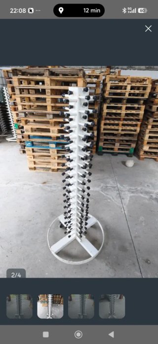 Carrito para platos con ruedas