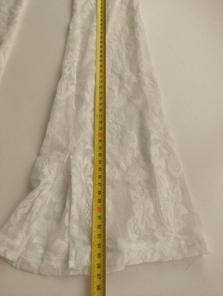Pantalón Shein encaje blanco XXS