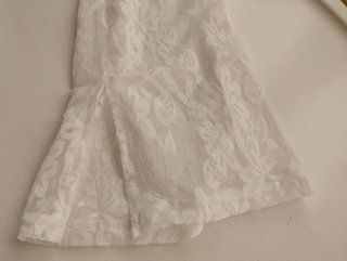 Pantalón Shein encaje blanco XXS