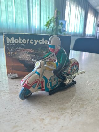 Juguete Moto Motorcycle Rider" modelo MS702 1960