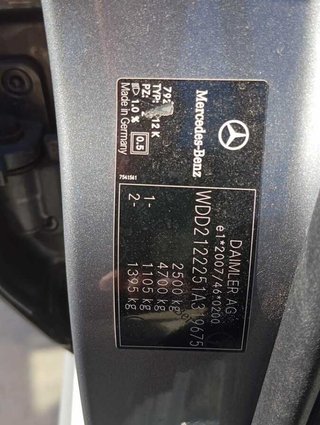Airbag rodillas mercedes-benz 486655 clase (w212)