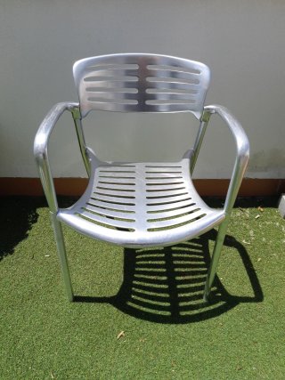 Silla Jorge Pensi Plata Metal