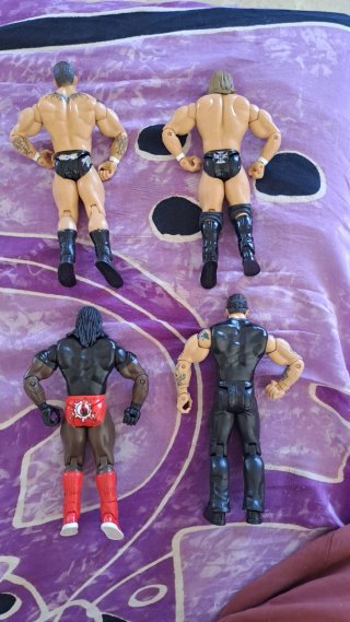 Lotto 4 Action Figure WWE Wrestling Jakks Pacific