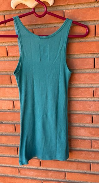Camiseta de tirantes azul Hollister.Nueva estrenar