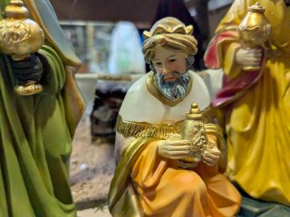 Figuras Reyes Magos Adorando