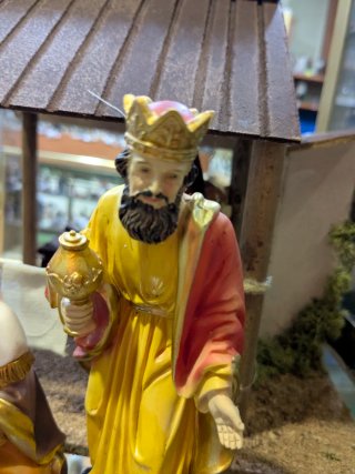 Figuras Reyes Magos Adorando