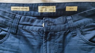 Pantaloni uomo cotone leggero blu