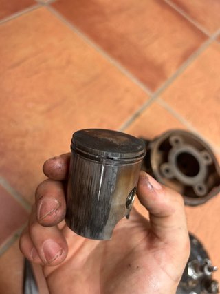 Cilindro Top Negro 50cc AM6 Gripado