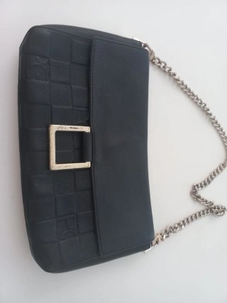Bolso Piel Negro Purificación García