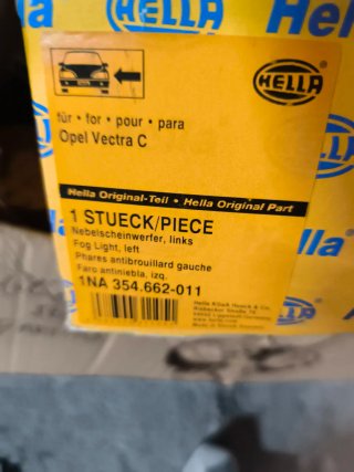 Antinieblas Opel Vectra C Hella