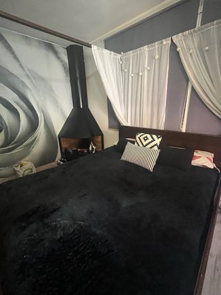Cama Matrimonio Dosel con Colchón